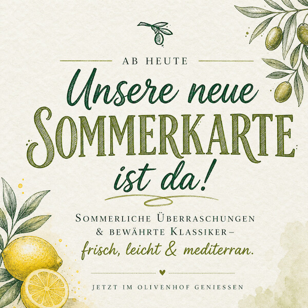 Sommerkarte 2026